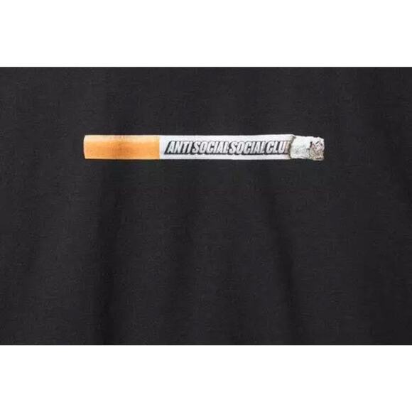Anti Social Social Club Cigarette Tee Black (ASST307) Men's Size M - Picture 3 of 4